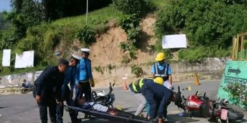 धनकुटाको जिरोप्वाइन्टमा दुर्घटनापछि उद्धार र नियन्त्रण अभ्यास सम्पन्न