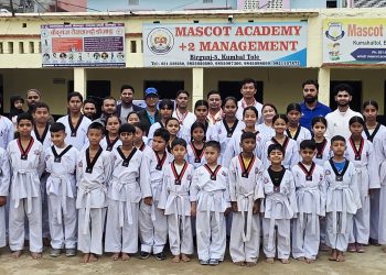 बिरगंज तेक्वान्दो डोजाङमा बेल्ट ग्रेडिङ सम्पन्न