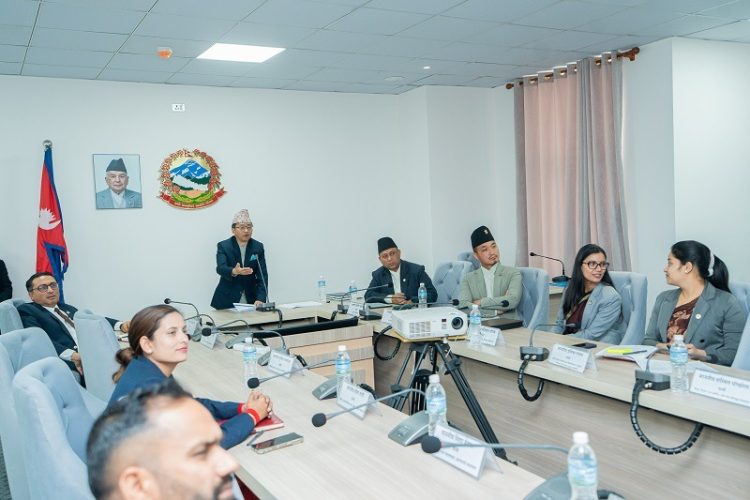 मन्त्रीहरूलाई कूटनीतिक आचारसंहिताबारे प्रस्तुति